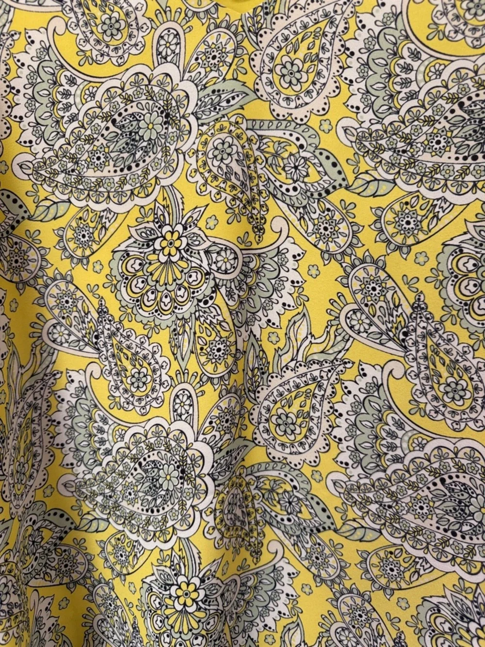 Cato Yellow Paisley Sleeveless Camisole - Picture 2 of 5
